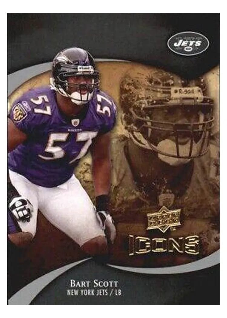 2009 Upper Deck Icons Bart Scott #55 card