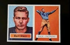 1957 Topps Bart Starr #119 card