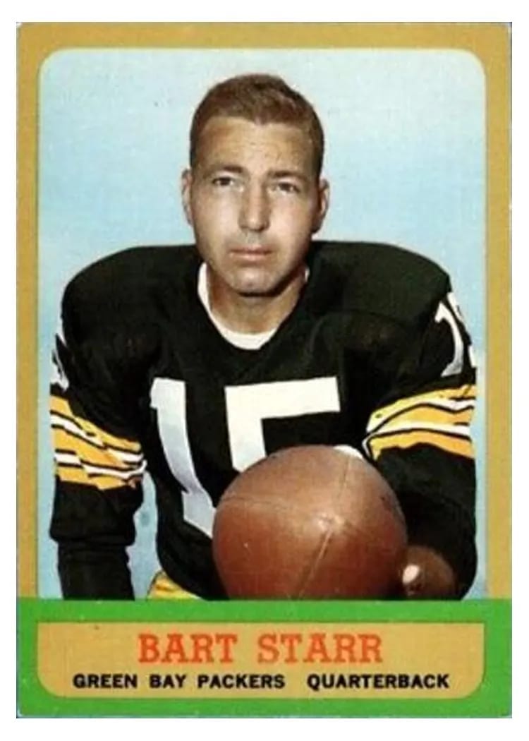 1963 Topps Bart Starr #86 card