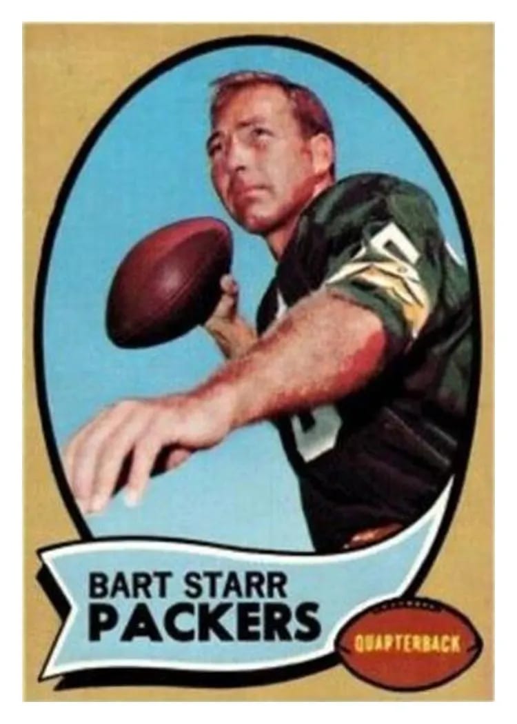 1970 Topps Bart Starr #30 card