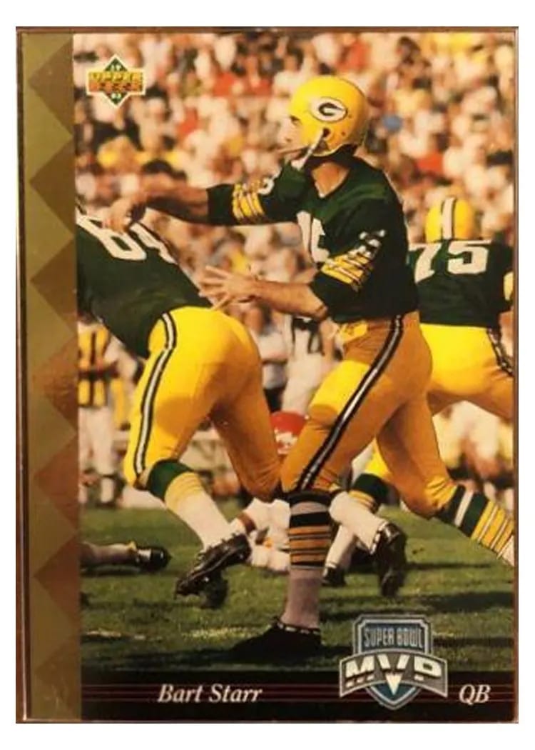 1993 Upper Deck NFL Experience Bart Starr #3 card