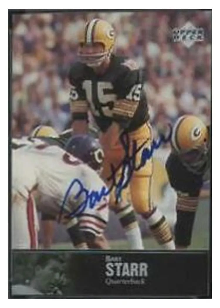 1997 Upper Deck Legends Bart Starr #AL-1 card
