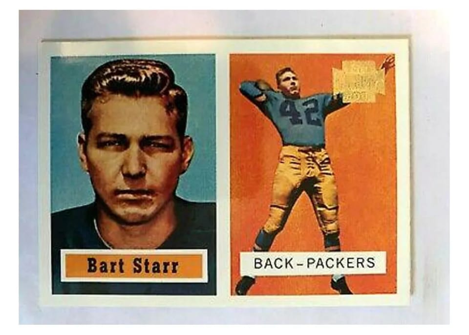 2001 Topps Archives Bart Starr #5 card