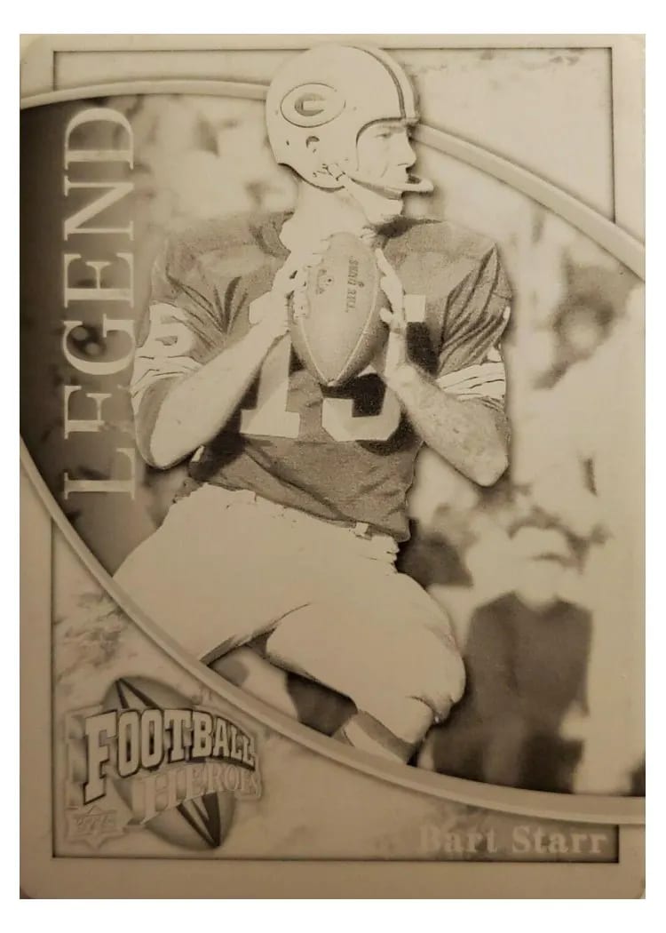 2009 Upper Deck Heroes Bart Starr #261 card