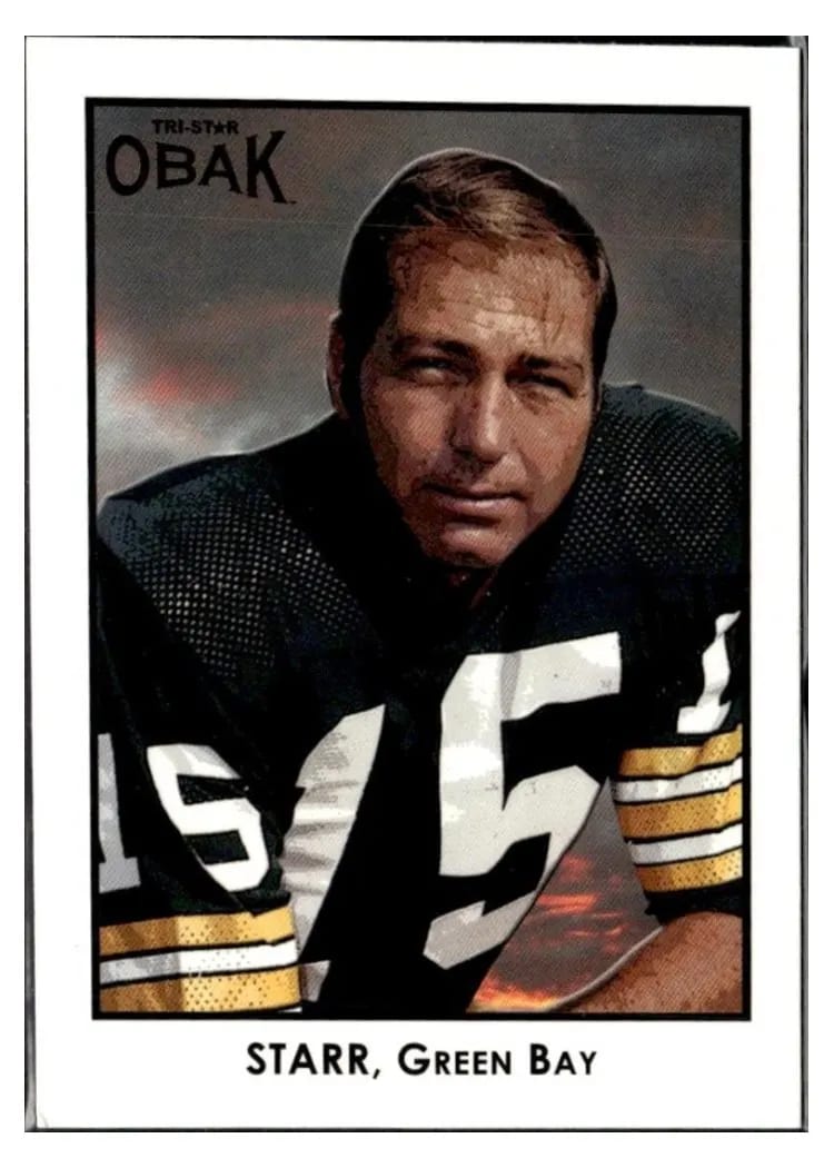 2011 TriStar Obak Bart Starr #14 card