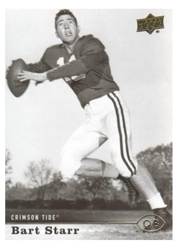 2013 Upper Deck Bart Starr #8 card