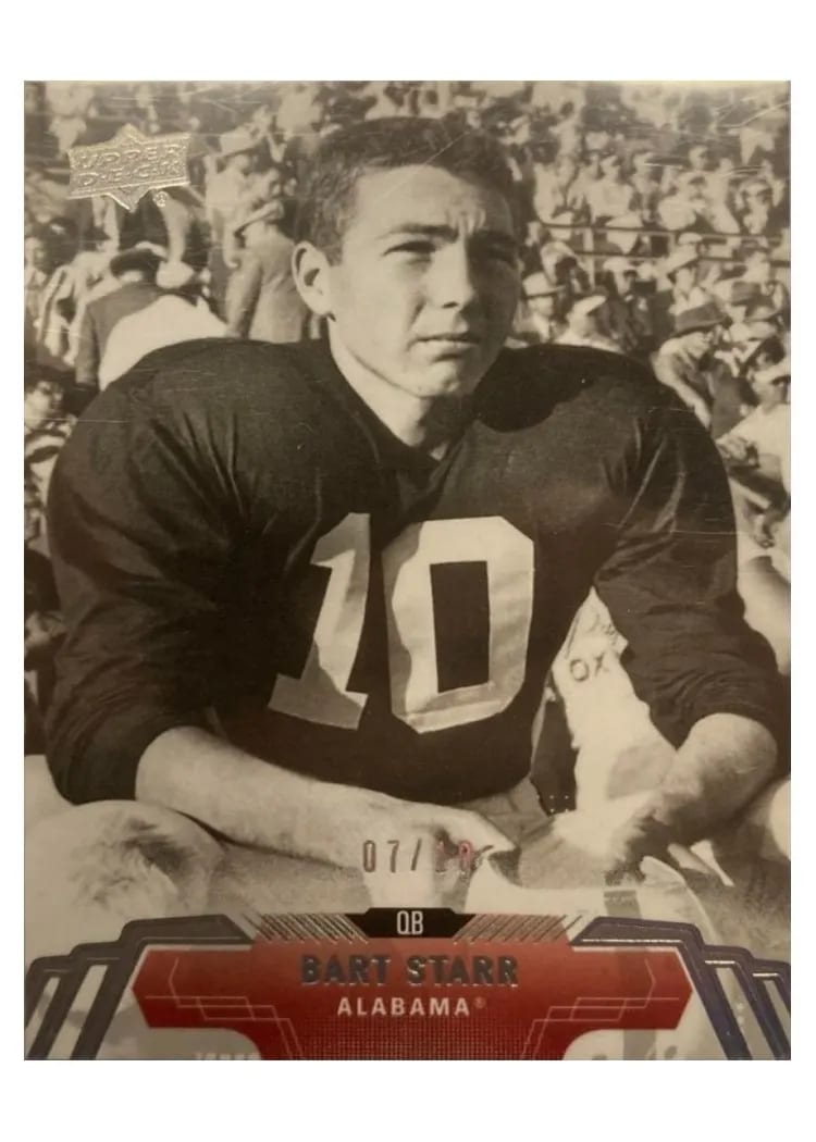 2014 Upper Deck Bart Starr #19 card