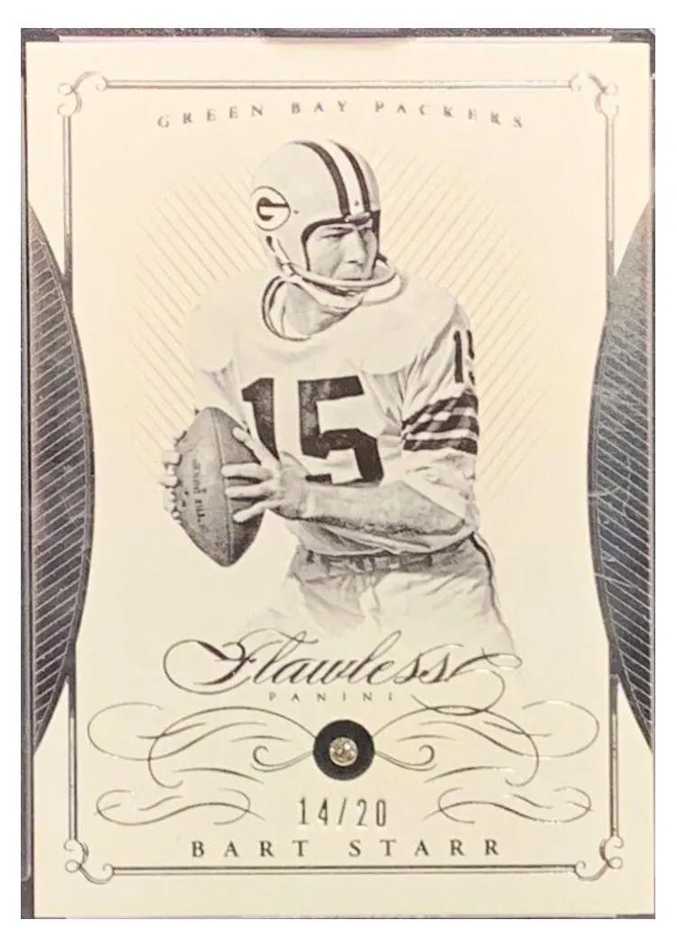 2015 Panini Flawless Bart Starr #111 card