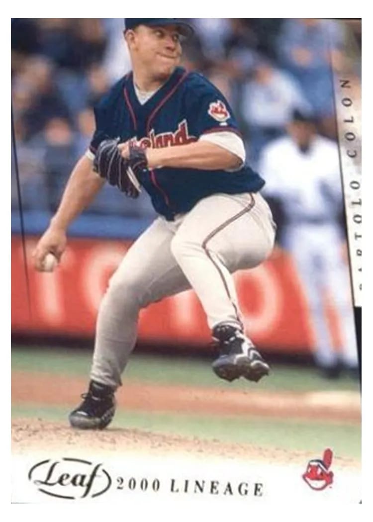 2002 Leaf Bartolo Colon #64 card