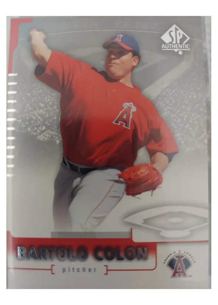 2004 SP Authentic Bartolo Colon #7 card
