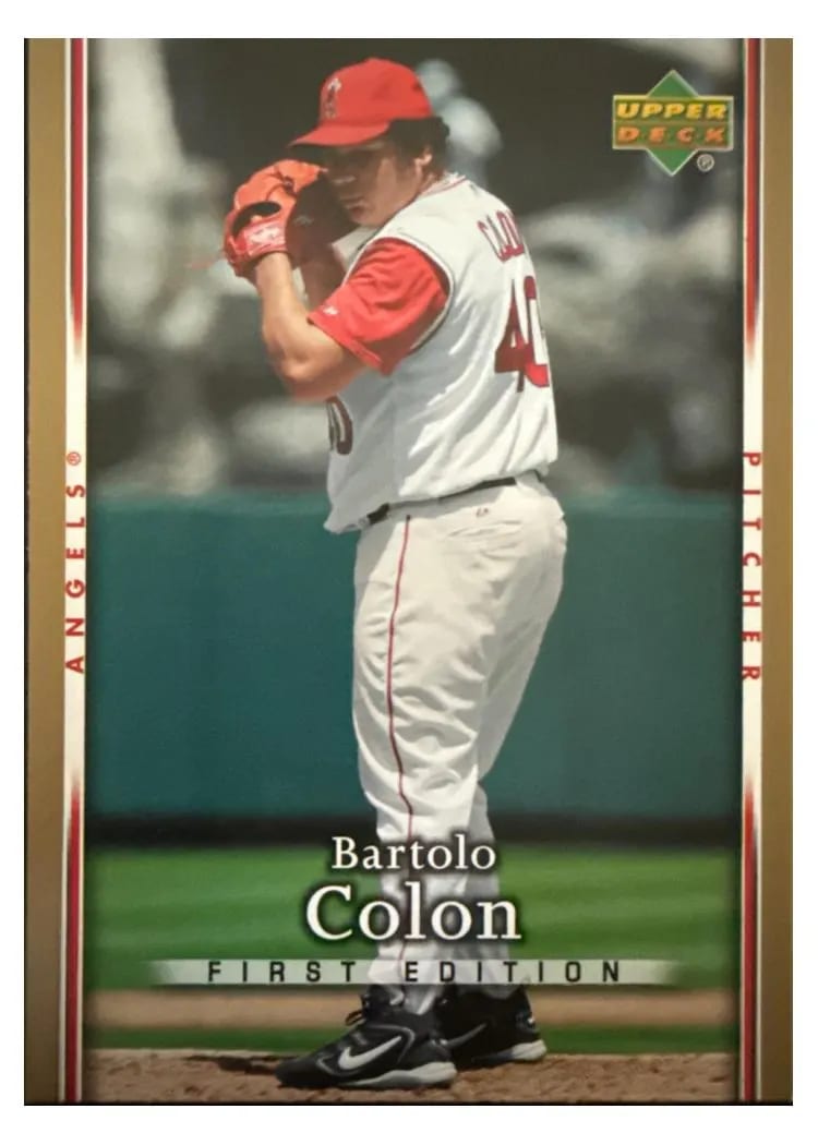 2007 Upper Deck First Edition Bartolo Colon #108 card