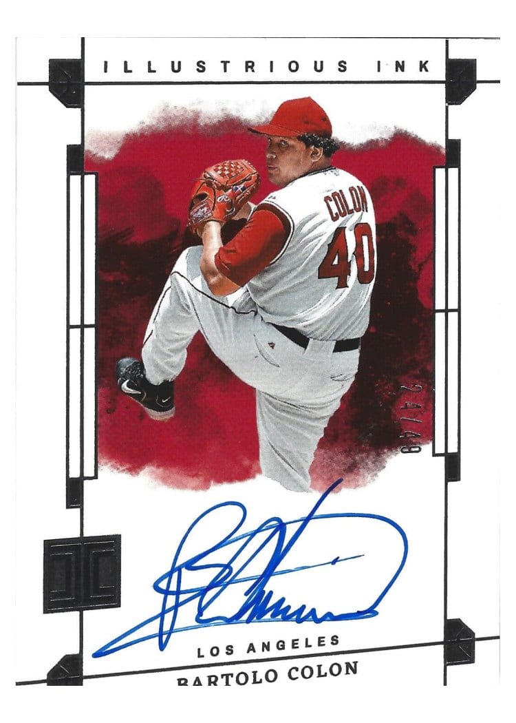 2024 Panini Impeccable Illustrious Ink Bartolo Colon #II-BC