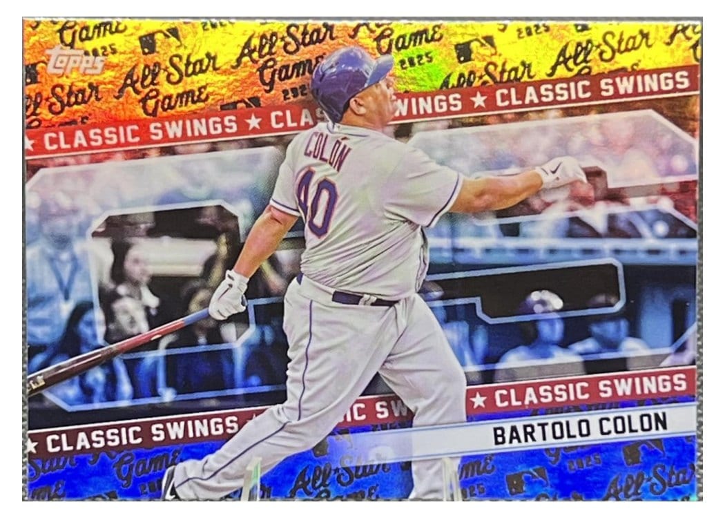 2025 Topps All Star Game Classic Swings Bartolo Colon #CS-16 card