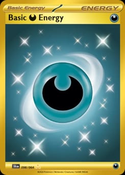2024 Shrouded Fable Basic Darkness Energy #98 card