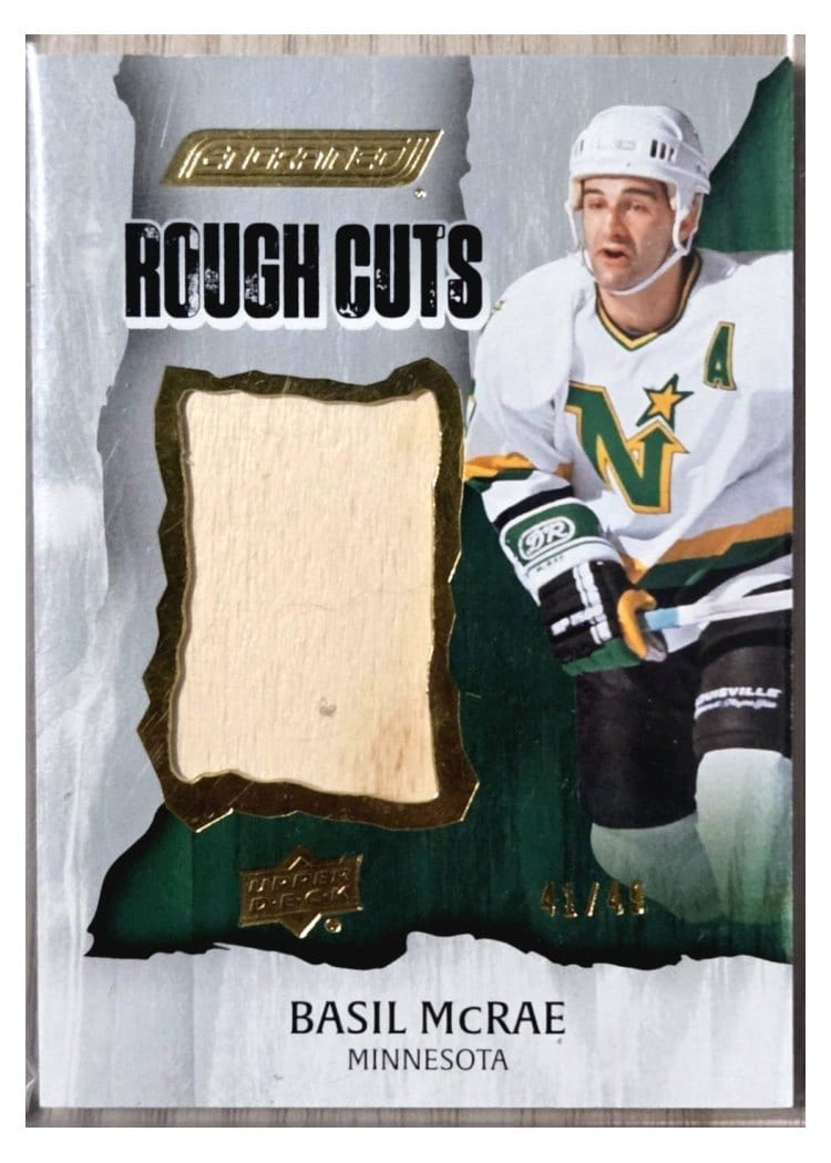 2024-25 Upper Deck Engrained Icons Rough Cuts Basil McRae #RC-BM card