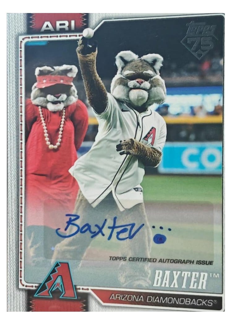 2025 Topps Mascots Baxter #M-1 card