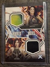2025 Topps Exalted WWE Wrestling Rivaled Relics Bayley/Iyo Sky #RR-BS card