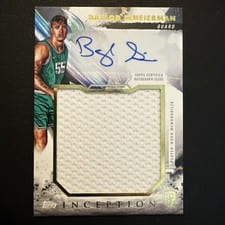 2024-25 Topps Inception Rookie Jumbo Relic Autographs Baylor Scheierman #RJR-BS card