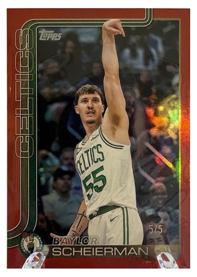 2025-26 Topps Base Set Baylor Scheierman #5 card