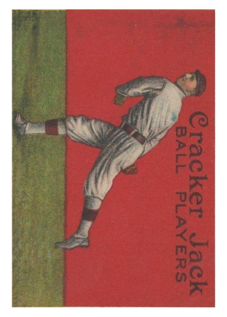 1915 Cracker Jack Beals Becker #96 card