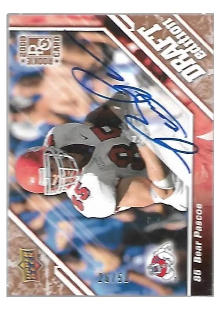 2009 Upper Deck Draft Edition Bear Pascoe #150 card