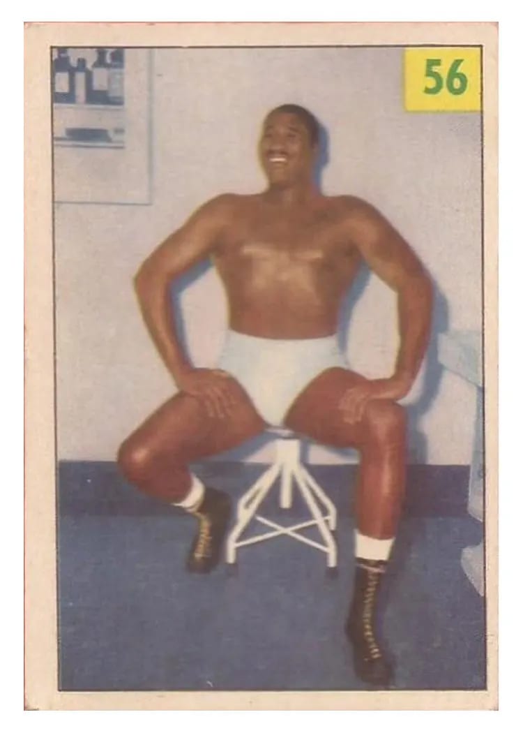 1955 Parkhurst Bearcat Wright #56 card
