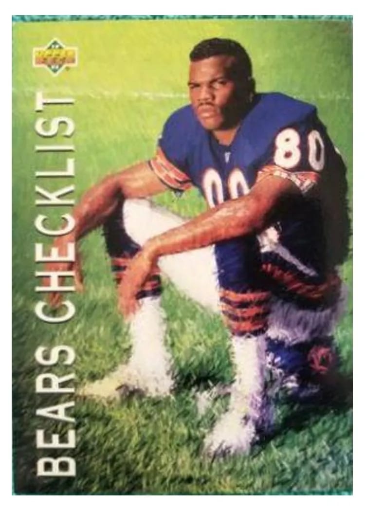 1993 Upper Deck Bears Checklist #63 card