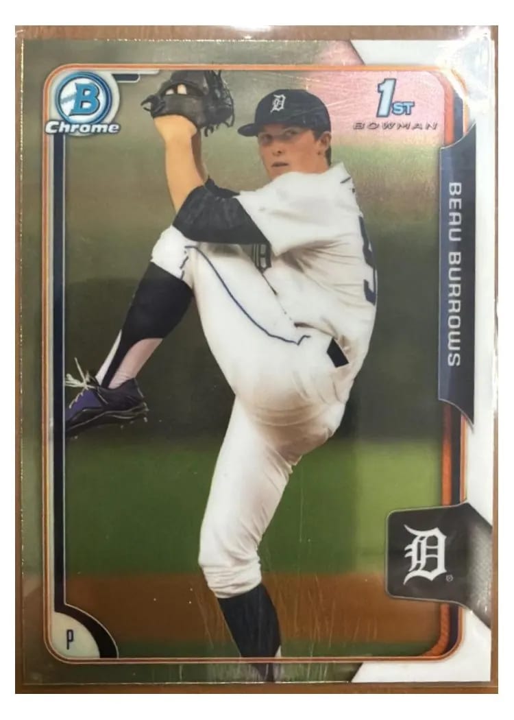 2015 Bowman Draft Beau Burrows #17 card