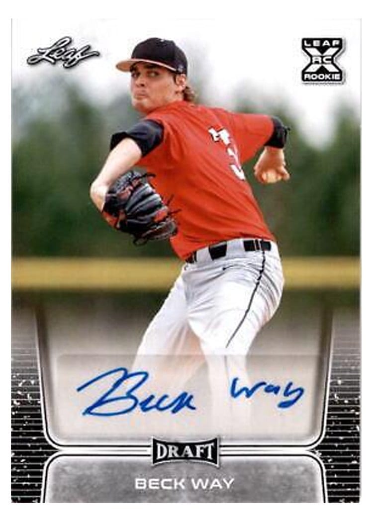 2020 Leaf Draft Retail Autographs Beck Way #BA-BW1 card