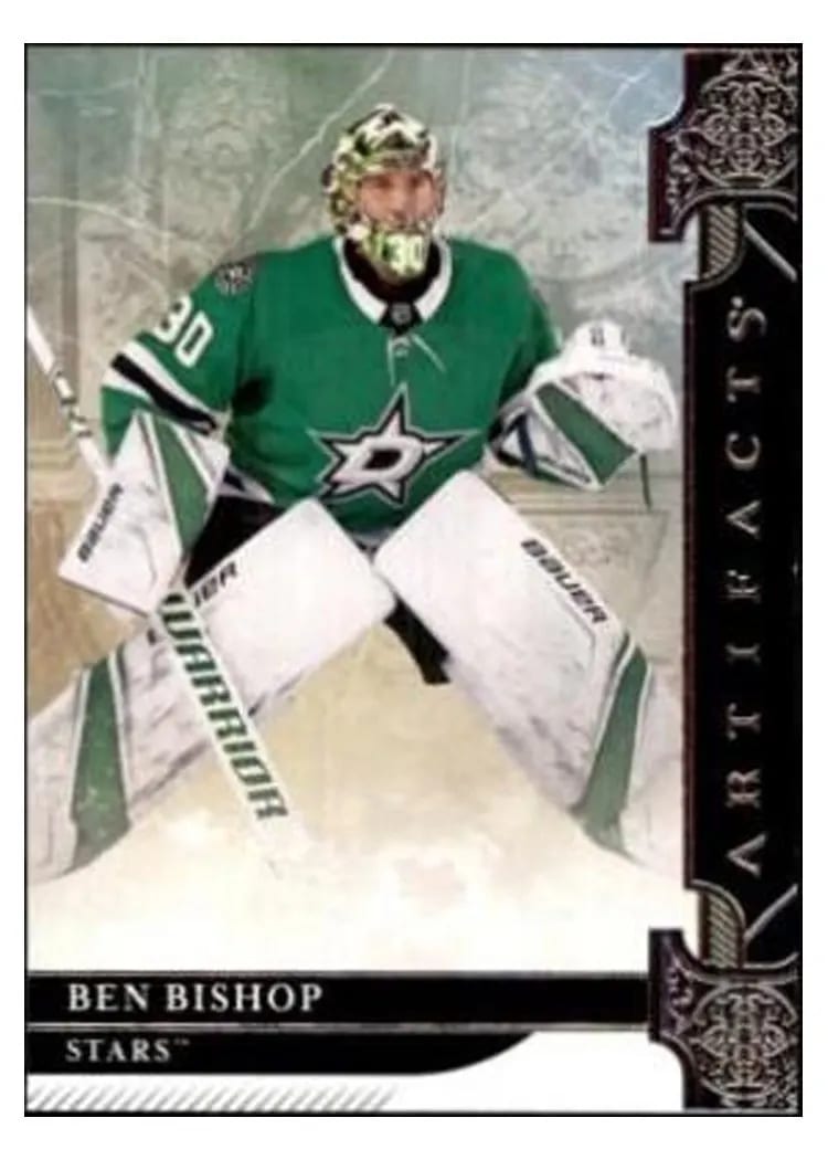 2019-20 Upper Deck Artifacts Base Set Ben Bishop #6 card