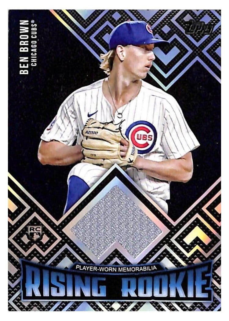 2024 Topps Update Rising Rookies Relics Ben Brown #RRR-BB card