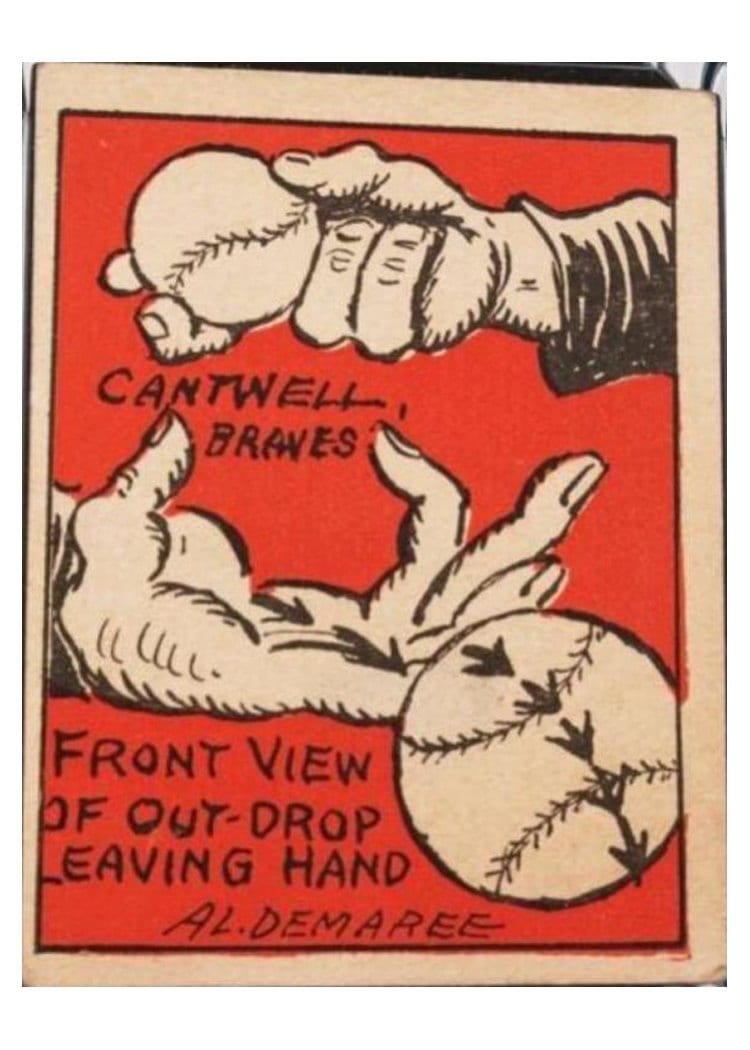 1935 Schutter Johnson Ben Cantwell #25 card