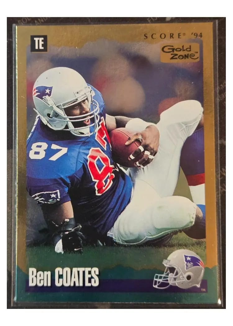 1994 Panini Score Ben Coates #34 card