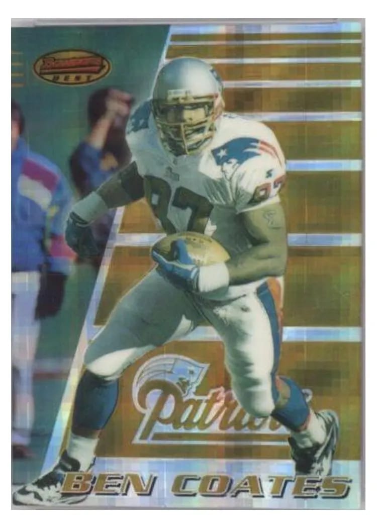 1996 Bowman's Best Ben Coates #23 card