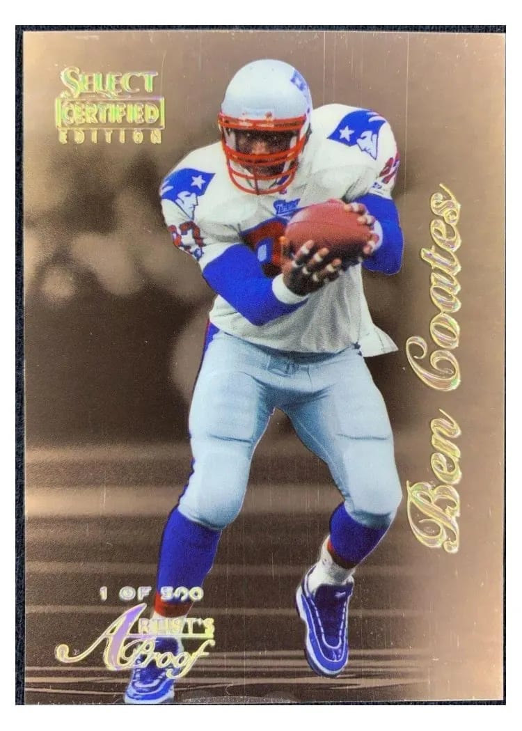 1996 Select Certified Ben Coates #59 card