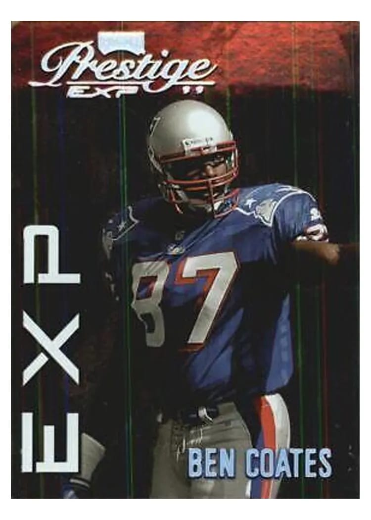1999 Playoff Prestige Exp Ben Coates #EX121 card