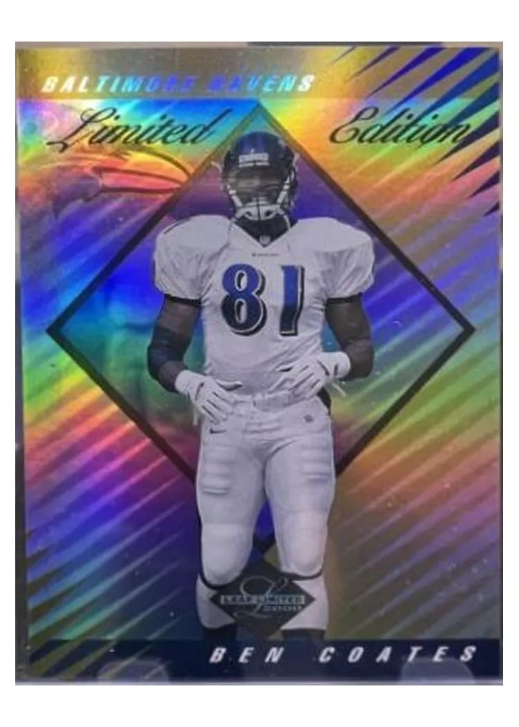 2000 Leaf Limited Ben Coates #1 card