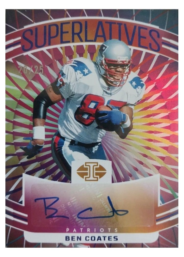 2024 Panini Illusions Superlatives Autographs Ben Coates #21 card