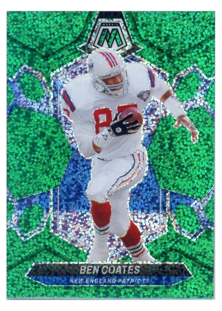 2024 Panini Mosaic Base Set Ben Coates Green Sparkle #239 card