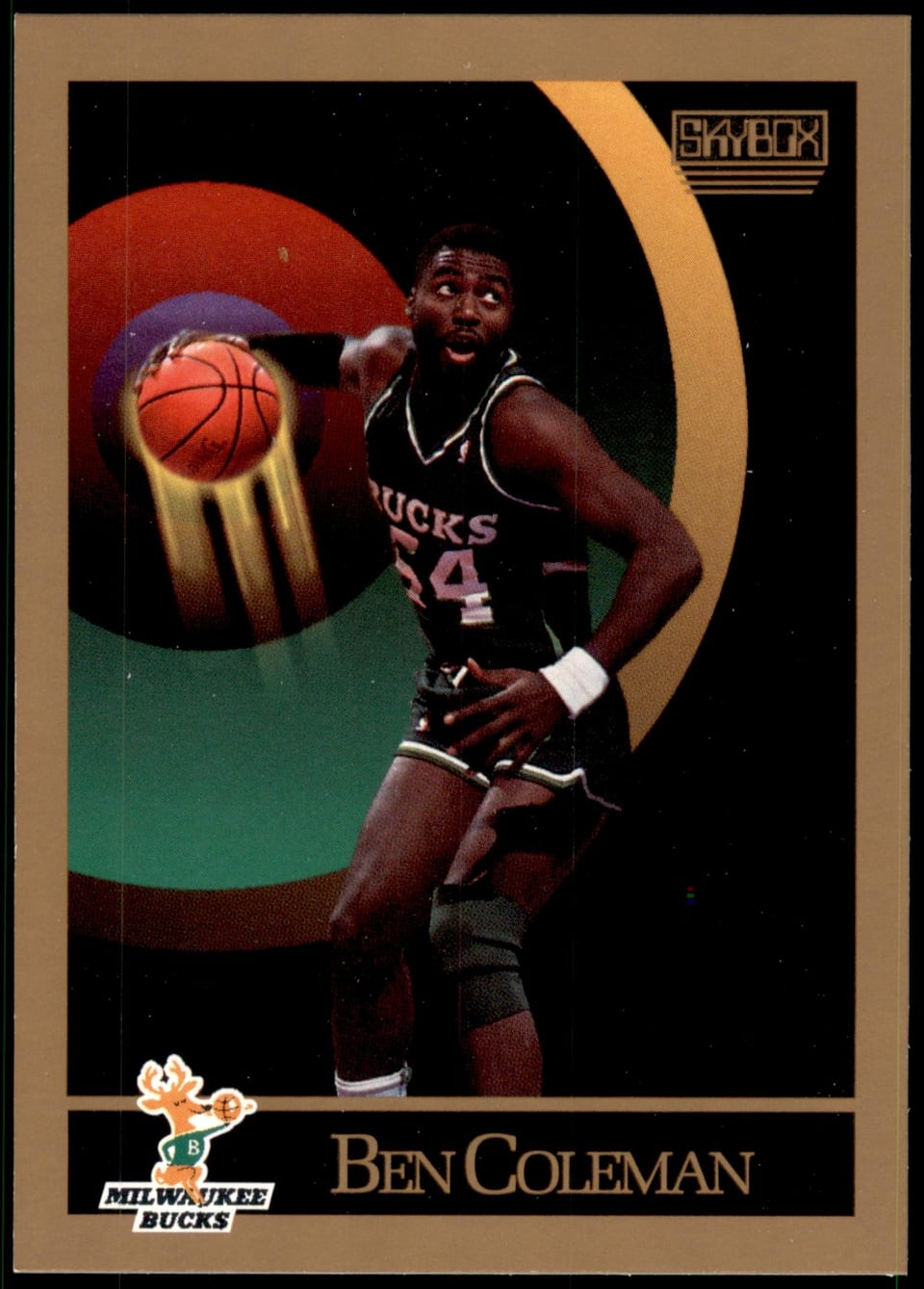 1990-91 SkyBox Base Set Ben Coleman #156 card