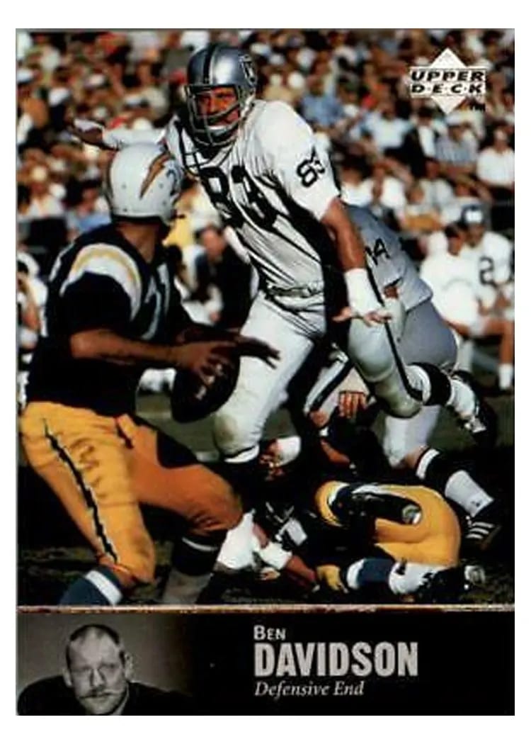1997 Upper Deck Legends Ben Davidson #96 card
