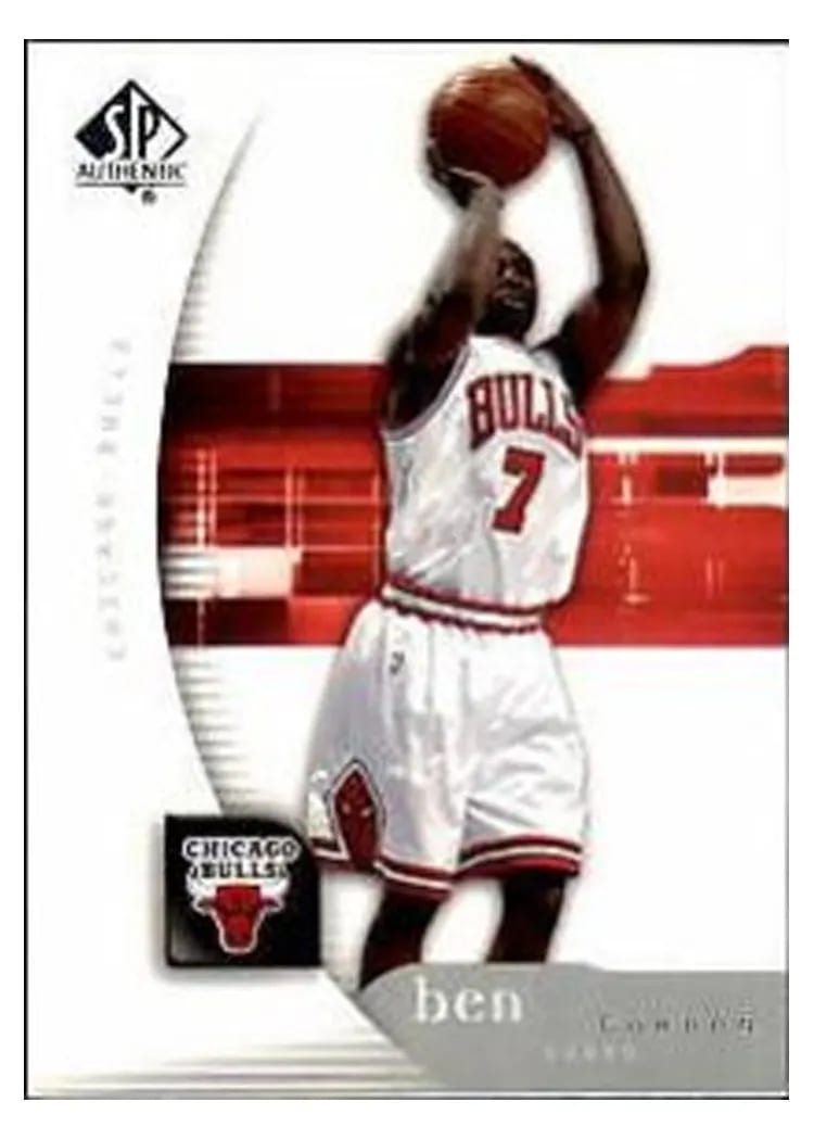 2005 SP Authentic Ben Gordon #10 card