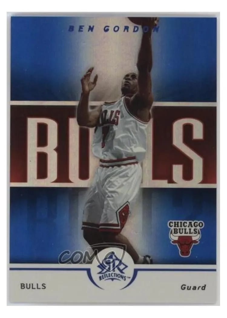 2005 Upper Deck Reflections Ben Gordon #13 card