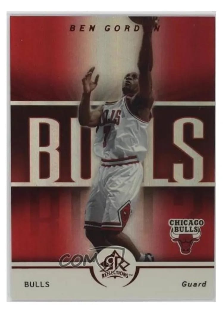 2005 Upper Deck Reflections Ben Gordon #13 card