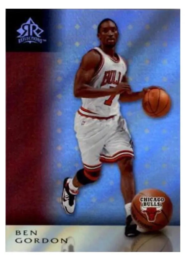 2006 Upper Deck Reflections Ben Gordon #13 card