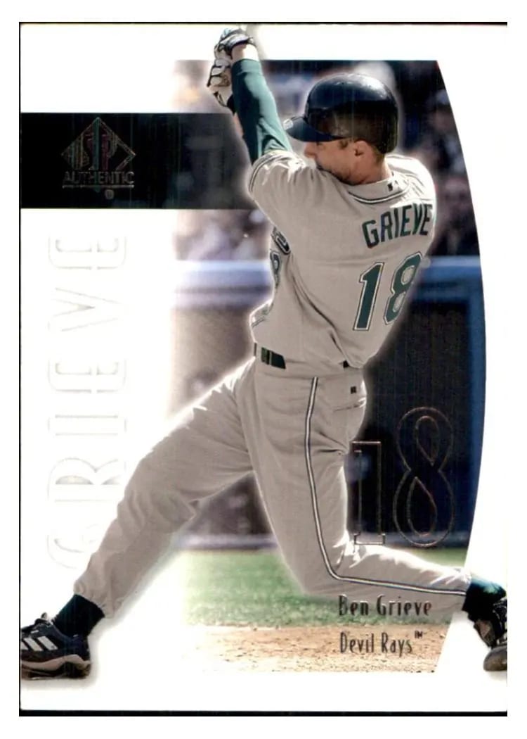2002 SP Authentic Ben Grieve #9 card
