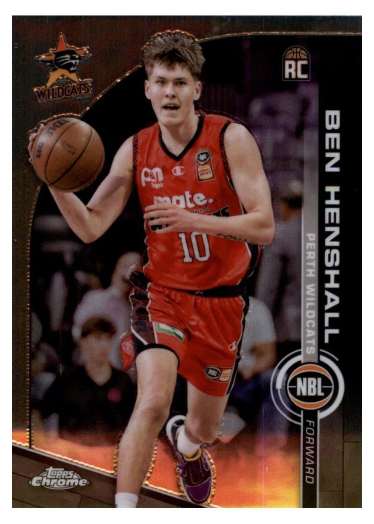 2023-24 Topps Chrome NBL Base Set Ben Henshall #62 card