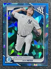2024 Bowman Draft Sapphire Edition Base Set Ben Hess #BDC-87 card
