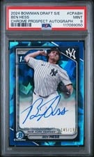 2024 Bowman Draft Sapphire Edition Prospect Autographs Ben Hess #CPA-BH card