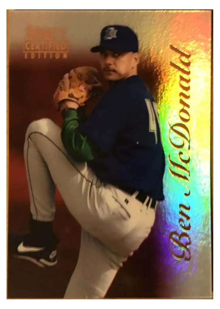 1996 Select Certified Ben McDonald #45 card